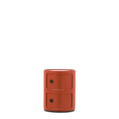 Immagine di Kartell Componibili, Mobile Contenitore 2 Elementi, Arancio