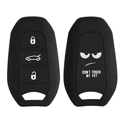 Immagine di kwmobile Custodia Coprichiave Compatibile con Opel 3 tasti Smartkey (Keyless Go) Cover Copritelecomando Chiave Auto Copri Chiavi Macchina Don&#039;t touch my Key