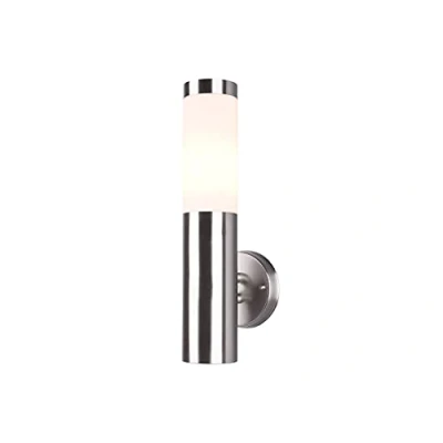 Immagine di meineWunschleuchte Lampada da parete per esterni RADA di design, in acciaio inox, versatile illuminazione casa e giardino