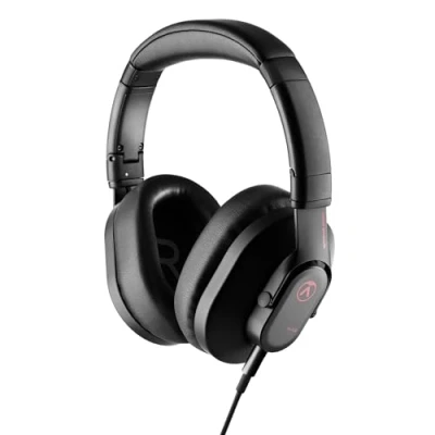 Immagine di Austrian Audio Hi X20 cuffie over ear, professionali con cavo (design chiuso, driver X, cuscinetti in memory foam, design pieghevole, staccabile, suono preciso), nero