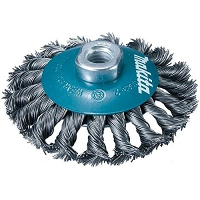 Immagine di MAKITA D 39883 Cepillo de alambre 115 mm insercion m14 con forma oblicuo trenzado 0,3