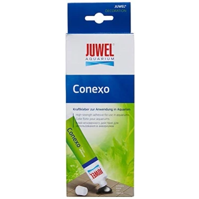 Immagine di Juwel AQUARIUM 88355 80 ml Tubo Colla per Plastica/Vetro Conexo (Nero) Acquario, Silicone, Grigio, (Confezione da 1), unità