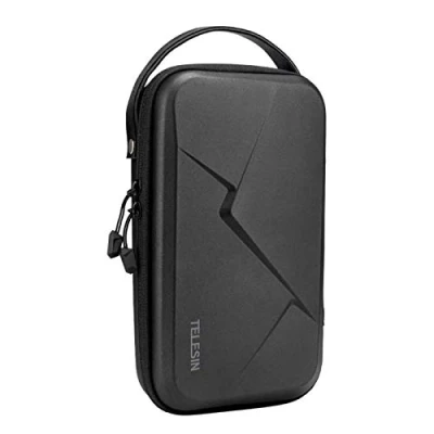 Immagine di TELESIN Custodia da Trasporto per DJI Osmo Action 5 Pro/4/3 Pocket 3, GoPro Hero 13 12 11 10 9 8 7 Max, Insta360 X4 X3, Fotocamera Più Piccola, Borsa Viaggio Protettiva Accessori Camera