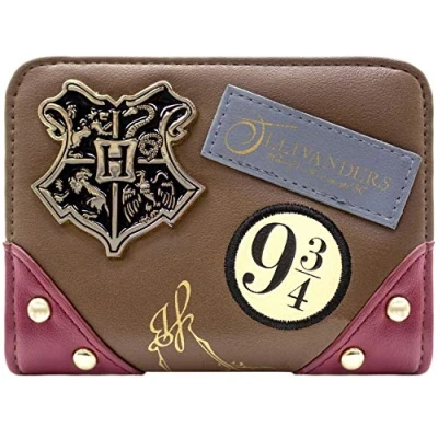 Immagine di H.P. Ollivanders Distintivo di Hogwarts, a portafoglio, marrone, Taglia unica, Taille unique, unica