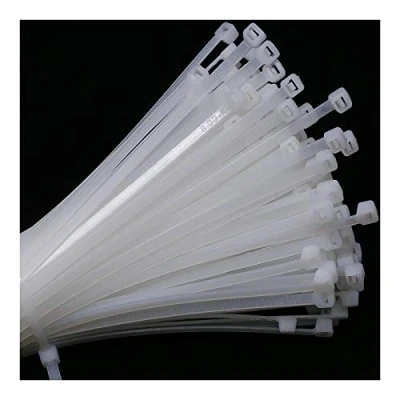 Immagine di MgcTolBox Fascette Plastica Bianche 250 pezzi, Elettricista 300 x 4.8mm Multiuso per Cavi Autobloccanti