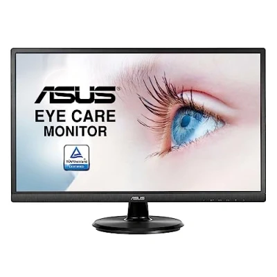 Immagine di Asus VA249HE 24&quot; (23.8&quot;) Monitor, FHD, 1920 x 1080, VA, HDMI, D Sub, Flicker Free, Filtro Luce Blu, Certificazione TUV