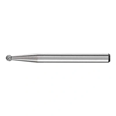 Immagine di PFERD 21211033 Punta fresatrice Metallo temprato sfera Lunghezza 33 mm Dimensione, Ø 2 operativa 1.5 Diametro albero 3 1 pezzo
