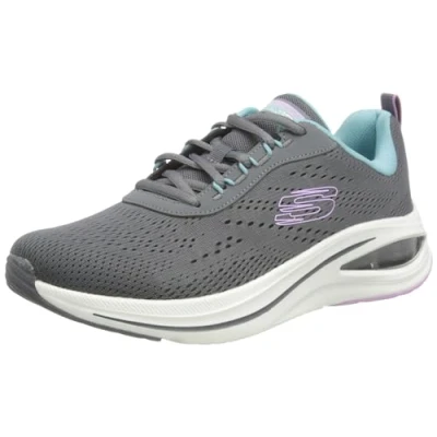 Immagine di Skechers Skech air Meta Aired Out, Scarpe sportive Donna, Charcoal Mesh Multi Trim, 41 EU