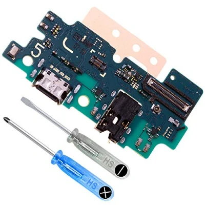 Immagine di MMOBIEL Connettore dock compatibile con Samsung Galaxy A50 2019 porta di ricarica Sostituzione cuffie/microfono Tipo C Incl. Cacciaviti