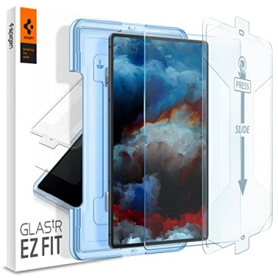 Immagine di Spigen EZ FIT Vetro Temperato Clear Proteggi Schermo Con Telaio Di Montaggio Samsung Galaxy Tab S8 Ultra