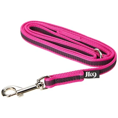 Immagine di Julius K9, Guinzaglio Color &amp; Gray con manico e anello, 14 mm x 1,2 m, rosa