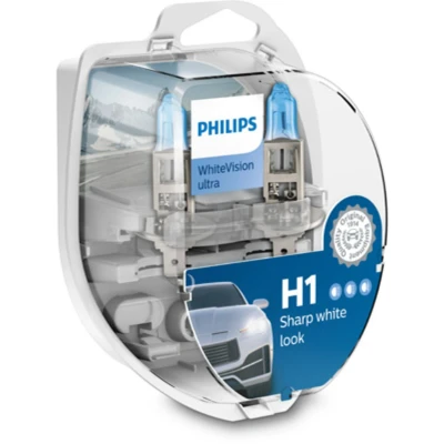 Immagine di PHILIPS 12258WVUSM Lampadina, faro di profondità H1 12V 55W Alogeno FIAT: Panda II Hatchback, 500 Punto FORD: FIESTA 6