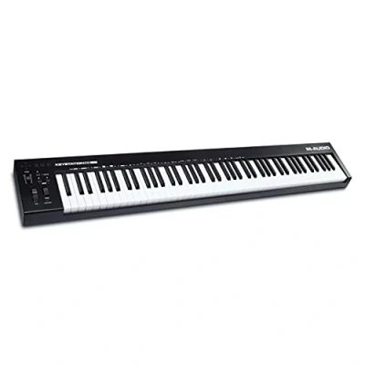 Immagine di M Audio Keystation 88 MK3 Tastiera controller MIDI a tasti semipesati per il controllo completo di synth virtuali e parametri DAW