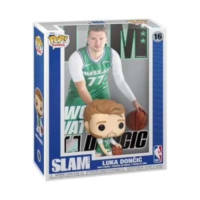Immagine di Funko Personaggio In Vinile Uomo Nba Pop Cover Slam Figure No 77 Luka Doncic Dalmav Original Team Colors ONE SIZE