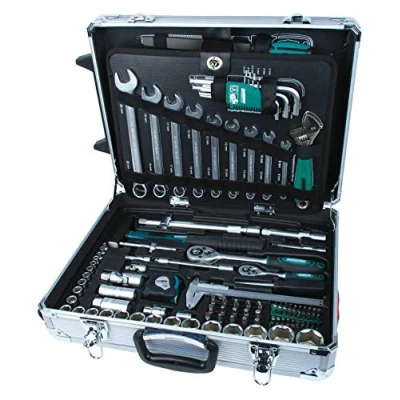 Immagine di Brüder Mannesmann M29077 Valigetta porta utensili con contenuto 159 parti (L x L A) 54 41 18 mm