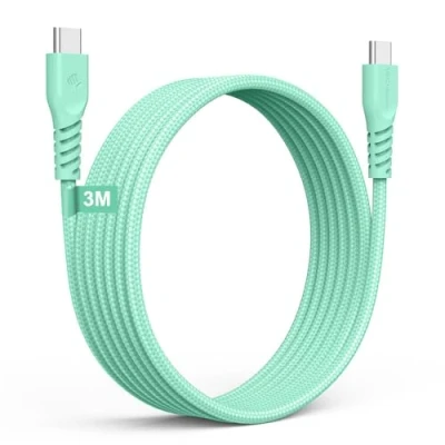 Immagine di Cavo di Ricarica per iPhone 15, Rapida USB C a 60W Phone iPad Pro 2022, MacBook Pro, Samsung S24/S23/A14/A04s, Xiaomi, Huawei, Pixel, OnePlus, Realme, Switch [3M]