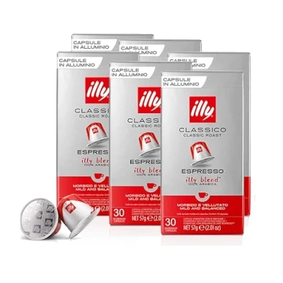 Immagine di illy 240 Capsule Compatibili Nespresso 8 Confezioni da 30 Caffè Gusto Classico