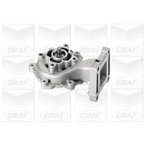 Immagine di GRAF PA839 Pompa acqua con guarnizione senza coperchio meccanico Thermoplast per trasmissione cinghia Poly V FORD: Transit Mk5 Camion pianale/Telaio
