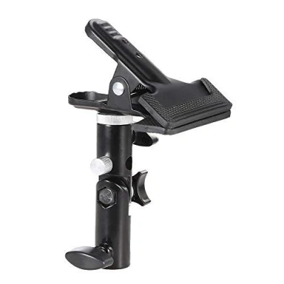 Immagine di Andoer Super Clamp Pack Multi Function Spring Pince Support de Réflecteur Métallique Porte avec 1/4&quot; à 3/8&quot; Vis Adaptateur Montage Pivotant pour Photo Studio Fond