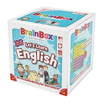 Immagine di Carletto Deutschland GmbH Brain Box 2094952 Gioco educativo a quiz per bambini partire dagli 8 anni, Colore Let&#039;s Learn English,
