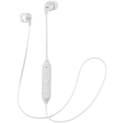 Immagine di JVC New Gumy Plus cuffia con microfono e telecomando, bianco