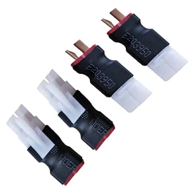 Immagine di Boladge 2PCS Adattatore di Connettore Maschio Tamiya a Femmina Spina T Plug Dean e Deans