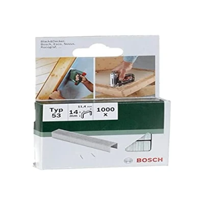 Immagine di Bosch Accessories 2609255823 Graffette punto sottile tipo 53 1000 pz. Dimensioni (L x L) 14 mm 11.4
