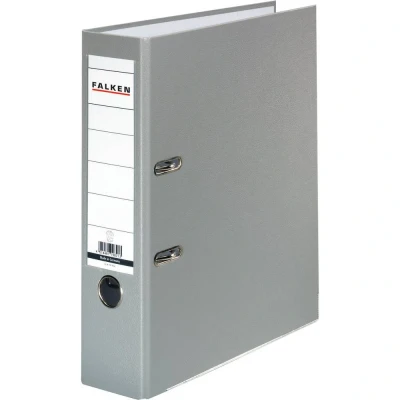 Immagine di Falken Raccoglitore PP Color DIN A4 Larghezza dorso: 80 mm Grigio 2 archetti 9984022