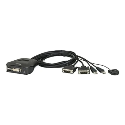 Immagine di ATEN CS22D AT 2 Porte Switch KVM DVI USB 1920 x 1200 Pixel