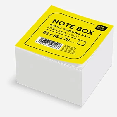 Immagine di Interdruk Cubo Foglietti, Colore Bianco, 85 x 70 mm ( 700 Fogli), KOSPAPNK7
