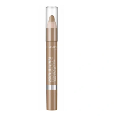 Immagine di Rimmel London Matitone Sopracciglia Brow Pomade Formato Maxi, Formula Modulabile a Lunga Durata, 001 Light, 1.1 g