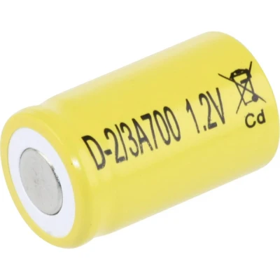 Immagine di Mexcel D 2/3A700 Batteria ricaricabile speciale 2/3 A Flat Top NiCd 1.2 V 700 mAh