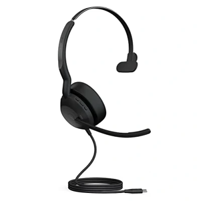 Immagine di Jabra Evolve2 50 Cuffie Mono cablate con Air Comfort, USB C, Ottimizzato per Microsoft Teams, Mono,