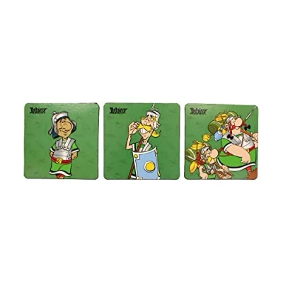Immagine di SD Toys Sottobicchieri Legionari Asterix, in sughero, multicolore, 3 x 9 cm, 6 pezzi
