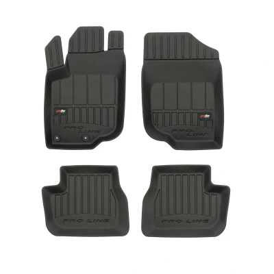 Immagine di FROGUM 3D407435 Set tappetino Gomma anteriore e posteriore 4 nero PEUGEOT: 207 Hatchback, SW, CC