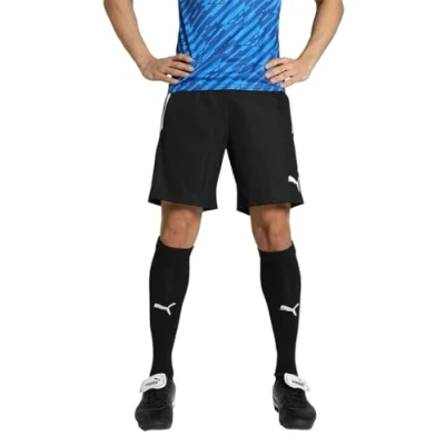 Immagine di Puma Teamliga Training Shorts 2 OPEN Pockets Pantaloncini sportivi Black white, Uomo, Taglia: Medium, white