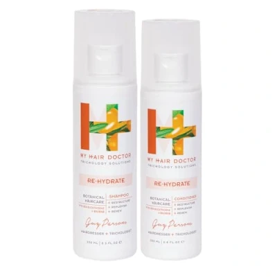 Immagine di MY Hair DOCTOR Revitalising Argan Oil Enriched Re Hydrate Shampoo (250ml), &amp; Conditioner (200ml) Duo Set for Dry and Damaged Vegan Haircare