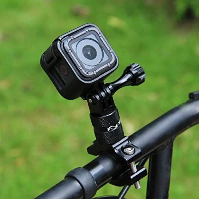 Immagine di PULUZ 360 gradi rotazione in Alluminio bicicletta manubrio Adattatore per con vite GoPro HERO Sessione 5/4, Xiaoyi DJI Osmo Action Sport Camera