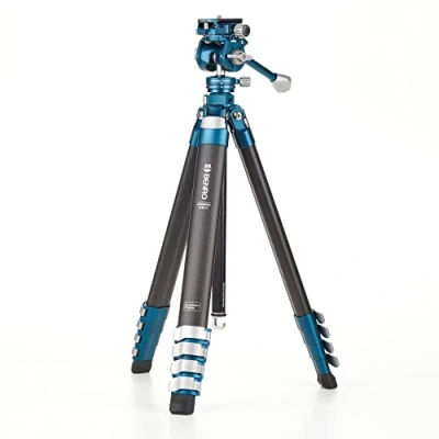 Immagine di Benro CyanBird Treppiede in fibra di carbonio a 5 sezioni w/FS20PRO 2 1 testa (TCBC15FS20PROC)