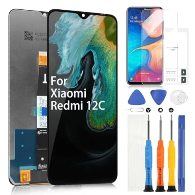 Immagine di LCD Display per Xiaomi Redmi 12C 22120RN86G, 22120RN86I, 22126RN91Y, 2212ARNC4L 6,71&quot; Schermo Touch Screen Assembly Sostituzione con Riparazione Kit