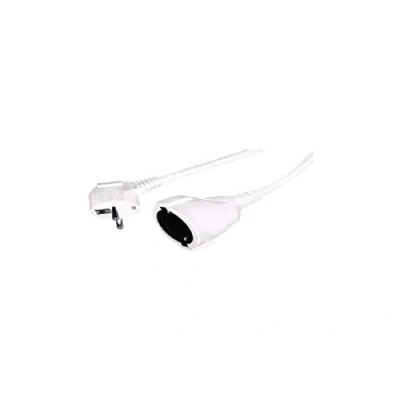 Immagine di Prendeluz Cavo prolunga schuko resistente, colore bianco, 3 metri