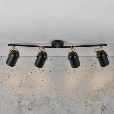 Immagine di Nordlux Faretto da soffitto Lotus a due bracci e 4 luci