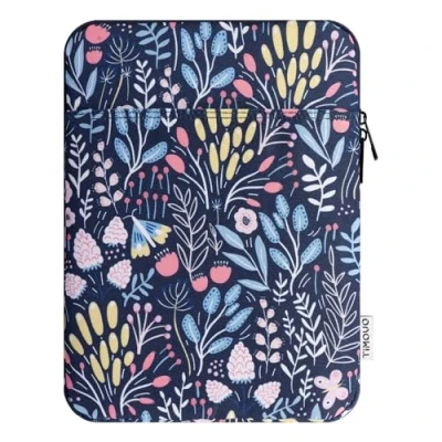 Immagine di TiMOVO 9 11&quot; Borsa per Tablet iPad 10 Gen. 10.9&quot;, 9a/8a/7a 10.2&quot;, Air 11/Air 5a/4a Galaxy Tab A9+/A9 Plus 11&quot;, Smart Keyboard, Fiore Colorato
