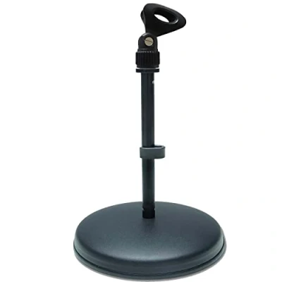 Immagine di Keepdrum, Treppiede da tavolo, supporto per microfono, ms032, microfono 1 cm 1,6 + Morsetto universale