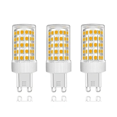 Immagine di ZFQ Confezione da 3 Lampadine a LED G9 10W equivalenti 150W Alogene, 86 LED, 1000Lm, Angolo di Diffusione 360, Ultra Luminose, AC 220 240V, Non Dimmerabile, 3000K Bianco Caldo