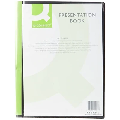 Immagine di Q Connect Presentation Display Book 40 Pocket Black