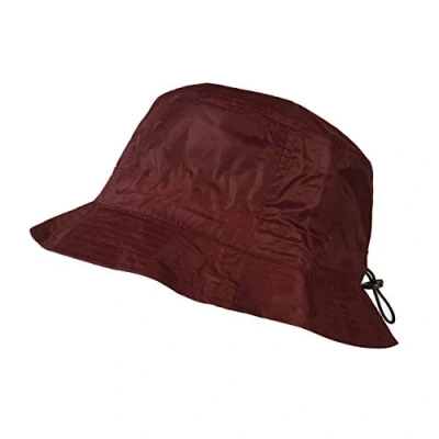 Immagine di Toutacoo, Cappello da Pioggia Aspetto Nylon Regolabile (08 Bordeaux/M/L)