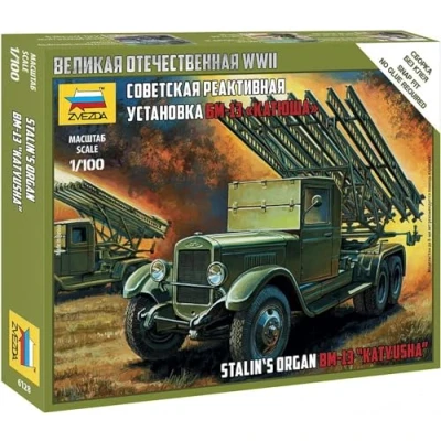 Immagine di Zvezda z6128 Modellismo Katyusha Scala 1:100 Pezzi.