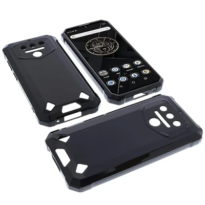Immagine di foto kontor Custodia compatibile con cellulari Oukitel WP23 cover in gomma TPU di colore nero