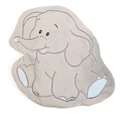 Immagine di GRÜNSPECHT Thermozoo Cuscino termico a forma di elefante, con rivestimento lavabile, per bambini, dolori addominali e raffreddori (120 V1)